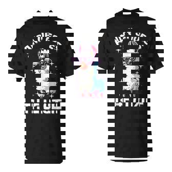 And Up Goes The Luzie Alpaka Party Tanzen Feiernpruch T-Shirt - Geschenkecke