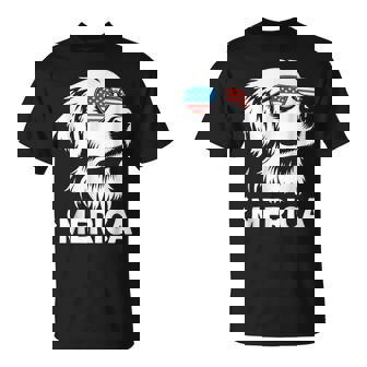 Golden Retriever 4Th Of July Merica T-Shirt - Monsterry