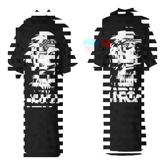 Golden Retriever Dog 4Th Of July Merica T-Shirt - Monsterry