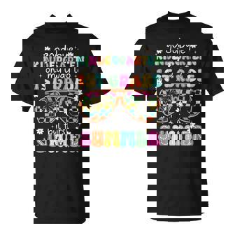Goodbye Kindergarten On My Way To 1St Grade Last Day School T-Shirt - Thegiftio UK