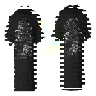 Gorilla モンキーアート 動物 Tシャツ - Kawaiitshirt