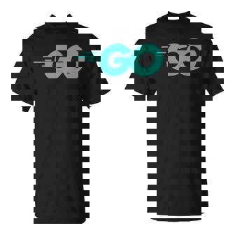 Goロゴ付きのgoプログラミング言語golang開発者 Tシャツ - Kawaiitshirt