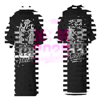 Graduation 2025 Proud Mom Of 2025 Graduate Floral Women T-Shirt - Monsterry