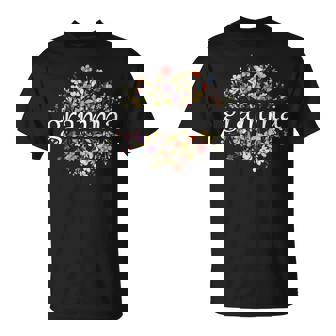 Gramma For Grandma Wildflower Floral Women's T-Shirt - Monsterry