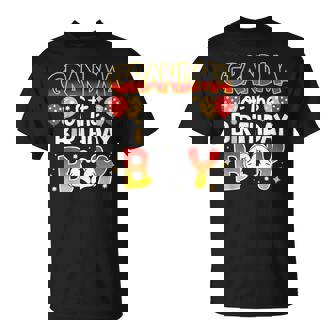 Grandma Of The Birthday Boy Family Party Decor Grandson T-Shirt | Seseable UK