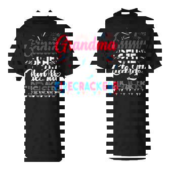 Grandma Of The Cutest Little Firecracker 4Th Of July T-Shirt - Monsterry