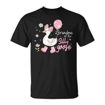 Grandma Of The Silly Goose 1St Birthday Family Matching T-Shirt - Monsterry