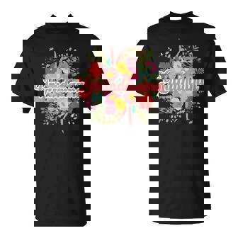 Grandmama Flowers Grandmama Grandma Grandmama Grandmother T-Shirt - Monsterry
