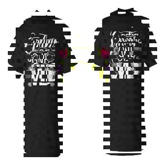 Grandmas Gone Wild Wine Partying Drinking T-Shirt - Thegiftio UK