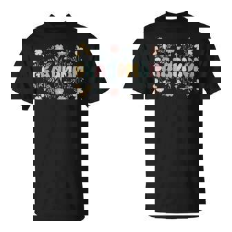 Grandmom Flowers Grandmom Grandmother Grandmom Grandma T-Shirt | Mazezy