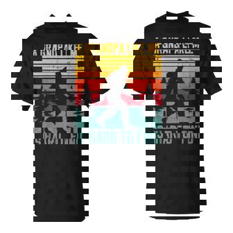Grandpa Like Me Hard Find Retro Bigfoot Sasquatch Papa Men T-Shirt - Thegiftio UK