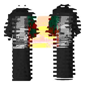 Graphisme Detyle Comique Los Angeles Palmsunshine T-Shirt - Cadeauxyz