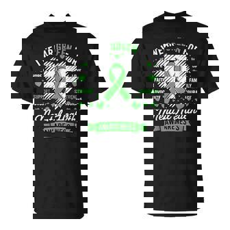 Green Ribbon Mental Health Awareness Month Support T-Shirt - Thegiftio UK