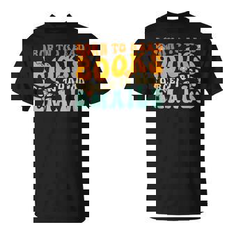 Groovy Born To Read 本 強制的に読む メール 読書 Tシャツ - Kawaiitshirt