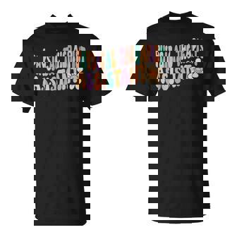 Groovy 理学療法士アシスタント デイジーフラワー レトロ Pta Tシャツ - Kawaiitshirt