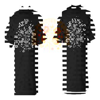 Grow Positive Thoughts Flower T-Shirt - Monsterry