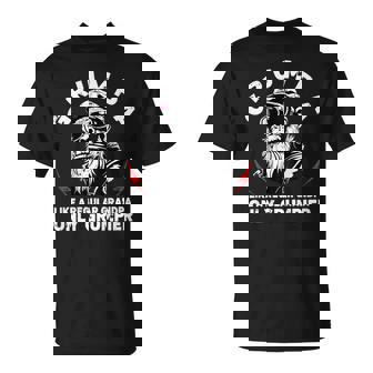 Grumpa Like A Regular Grandpa Only Grumpier Monkey On Back T-Shirt - Thegiftio