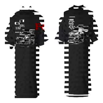 Gt R 34 レーシング ドラグ ドリフト Jdm Japan ストリートスポーツカー Tシャツ - Kawaiitshirt