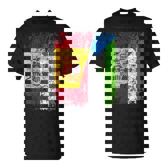 Guinea Ecuatorial España Bandera De La Amistad Guinea Camiseta unisex - Regaloses