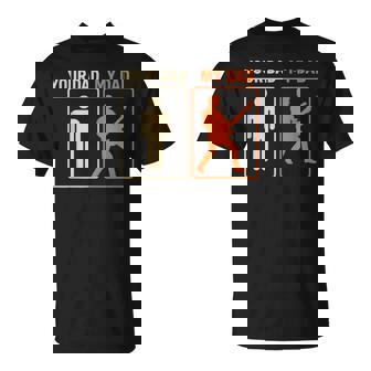 Guitare Humoristique Your Dad My Dad Pour La Fête Des Pères T-Shirt - Cadeauxyz