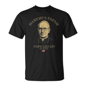 Habemus Papam Nuevo Papa Americano León Xiv 8 De Mayo De 202 Camiseta unisex - Regaloses