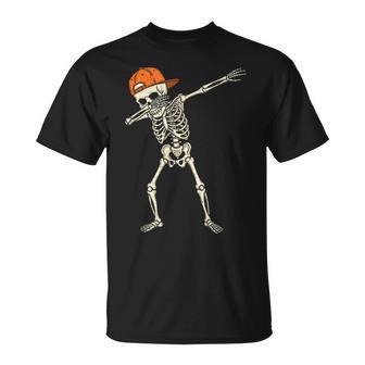 Halloween Cool N Boys Skeleton Dab Halloween T-Shirt - Thegiftio UK