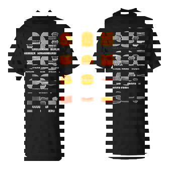 Ham Burgers Hamhamham Burburbur ハンバーガー大学 Tシャツ - Kawaiitshirt