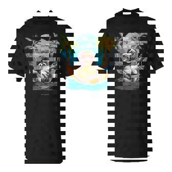 Hamac King Fait Uneieste Pour Les Amateurs De Paresseux Et De Plage T-Shirt - Cadeauxyz