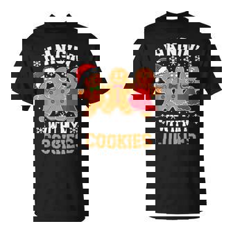 Hangin With My Cookie シャツ メンズ レディース ジンジャーブレッド クリスマス Tシャツ - Kawaiitshirt