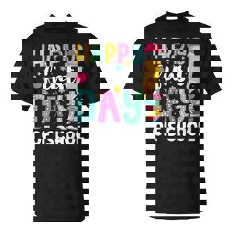 Happy First Day Of School Pencil Teacher Back To School T-Shirt - Monsterry