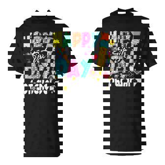 Happy First Day Of School Teachers Back To School Mens T-Shirt - Monsterry