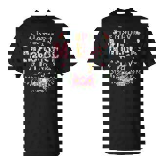 Happy Mother's Day 2025 Cute Wildflowers For Mom Grandma T-Shirt - Monsterry