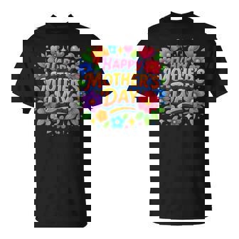 Happy Mother's Day Mommy Cute Floral Grandma Mom T-Shirt - Thegiftio UK