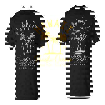 Hawaii Est 1959 ヤシの木 サーフ サーファー マウイ アロハ ハワイアン Tシャツ - Kawaiitshirt