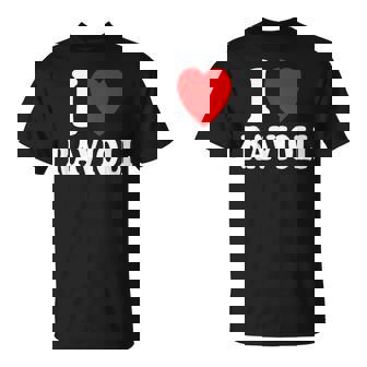 I Heart Love Pâtes Farcies Aux Raviolis Mezzelune Italienne T-Shirt - Cadeauxyz