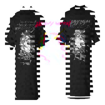Heavy Metal Licorne Metal Rock Festival Musique Cadeau T-Shirt - Cadeauxyz