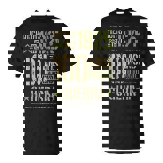 Hecho En 1925 Dando Guerra 100 Años 100 Cumpleaños Regalo Camiseta unisex - Regaloses