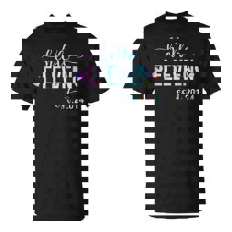 Hello Eleven Est 2014 11 Years Old 11Th Birthday Girls Boys T-Shirt - Thegiftio