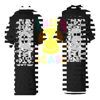 Hello Third Grade Smile Face Back To School Girls 3Rd Grade T-Shirt | Mazezy