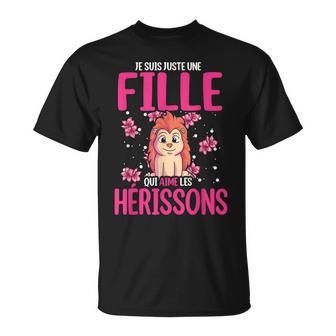 Hérisson Fille Hérisson Cadeau Hérisson T-Shirt - Cadeauxyz