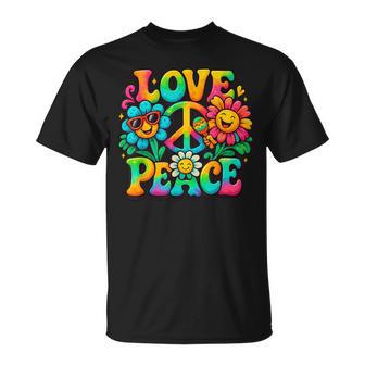 Hippie Peace Sign Love Tie Dye For Men T-Shirt - Thegiftio UK