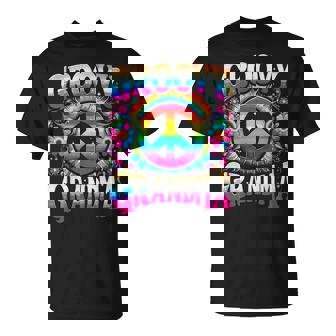 Hippie Tie Dye Peace Sign Groovy Grandma T-Shirt - Monsterry