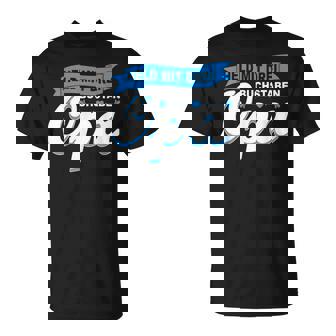 Hombre Abuelo Con Texto En Alemán Grandpapa Held Con Tres Letras Del Abuelo Camiseta unisex - Regaloses