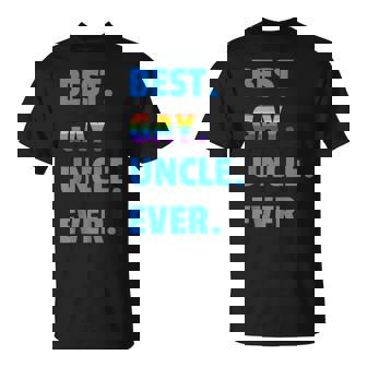 Hombre Best Gay Uncle Ever Best Gay Uncle Lgbt Camiseta unisex - Regaloses