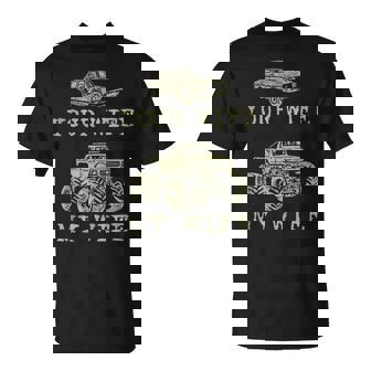 Hombre Camioneros Offroading Tu Esposa Mi Esposa Divertido 4X4 Offroad In Mangas Camiseta unisex - Regaloses