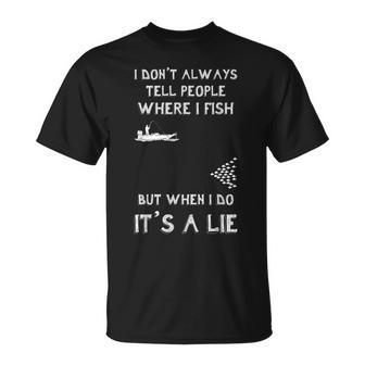 Hombre Pesca Humor Pescador Novedad Pesca Ropa Camiseta unisex - Regaloses