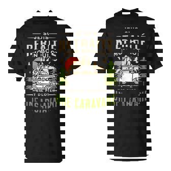 Homme Retraité Caravane Départ À La Retraite Campeur Camping Car T-Shirt - Cadeauxyz