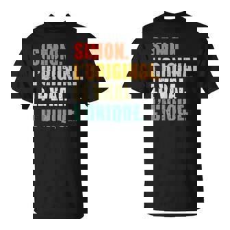Hommeimon L'original Lerai L'unique Cadeau Personnalisé Humour T-Shirt - Cadeauxyz