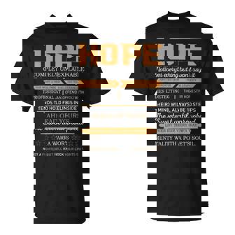 Hope Completely Unexplainable Notices Everything But Won’T Say It Name T-Shirt | Seseable UK