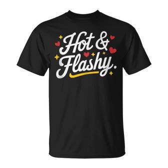 Hot & Flashy Menopause Perimenopause Hot Flash T-Shirt - Thegiftio UK